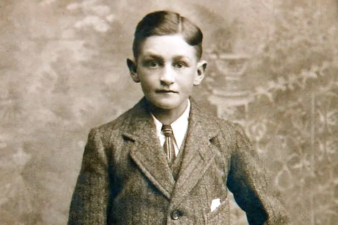John Bayne as a young boy